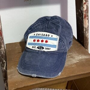 Chicago Patch Navy Baseball Cap